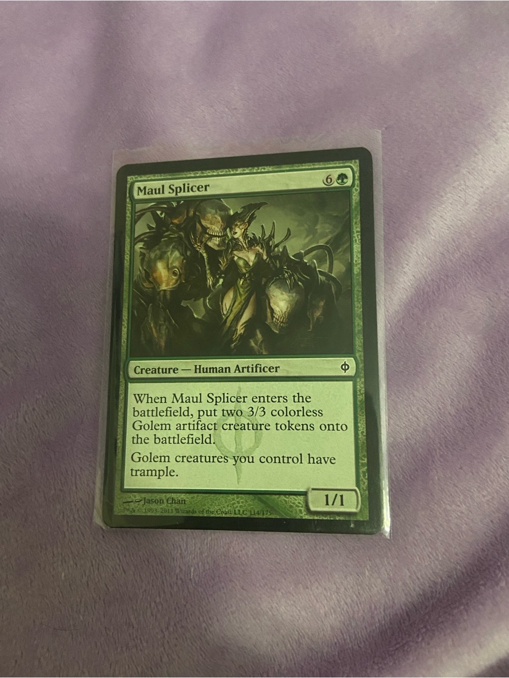 Maul Splicer Green Magic: The Gathering Card